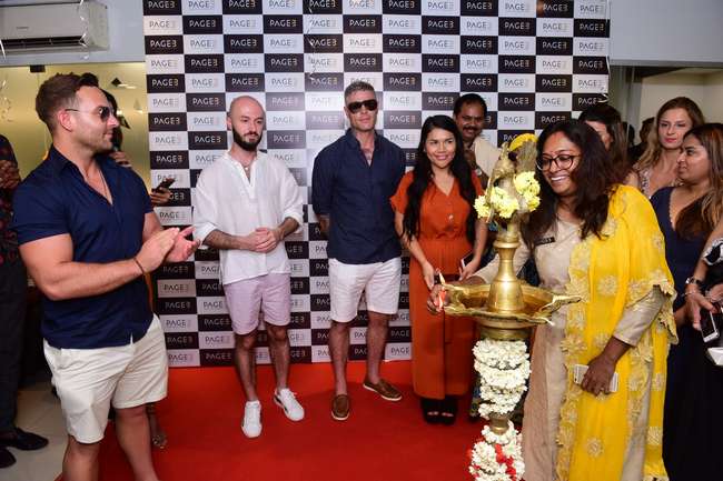 Hollywood Actor Adam Collins in Page Salon Inauguration Stills